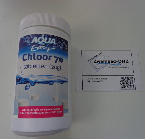 Featured image for “Aqua easy chloortabletten (70%) tabs 20g / 1kg (organisch) / niet-gestabiliseerd”
