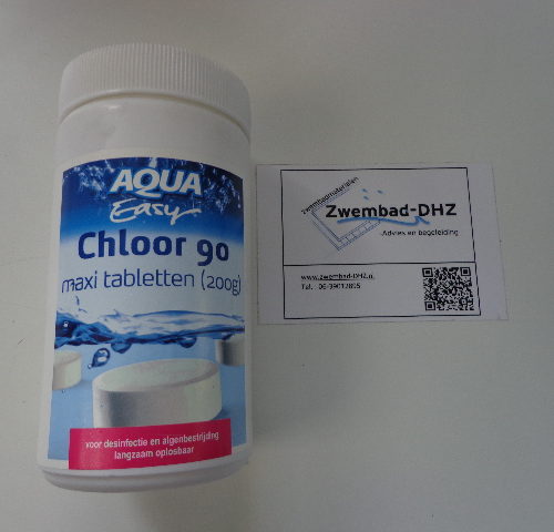 Featured image for “Aqua easy chloortabletten (90%) 200 gram / 1kg (organisch) / gestabiliseerd”