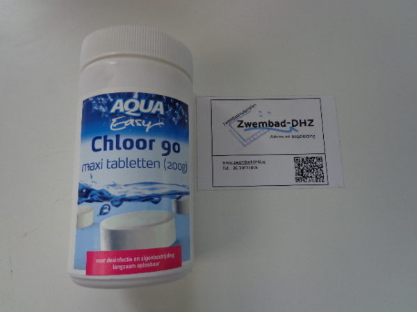 Aqua easy chloortabletten (90%) 200 gram / 1kg (organisch) MET STAFFELKORTING-0