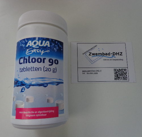 Featured image for “Aqua easy chloortabletten (90%) 20 gram / 1kg (organisch) / gestabiliseerd”