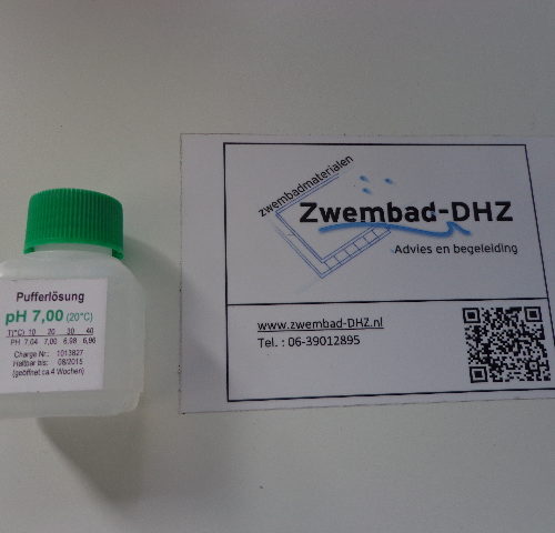 Featured image for “Buffervloeistof pH7, 50 ml (voor calibratie doseerinstallaties)”