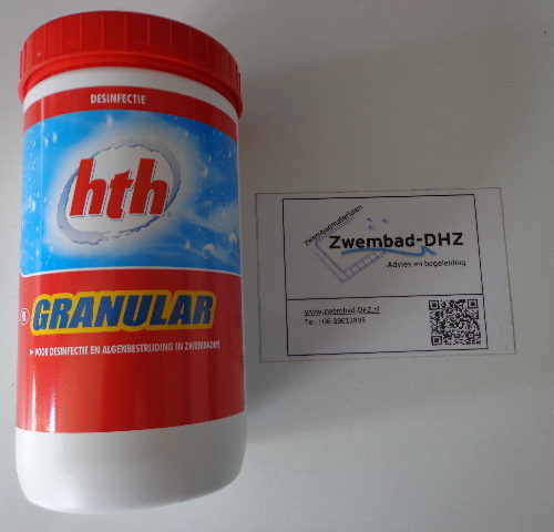 Featured image for “HTH chloorgranulaat 65% / 1 kg / niet-gestabiliseerd”