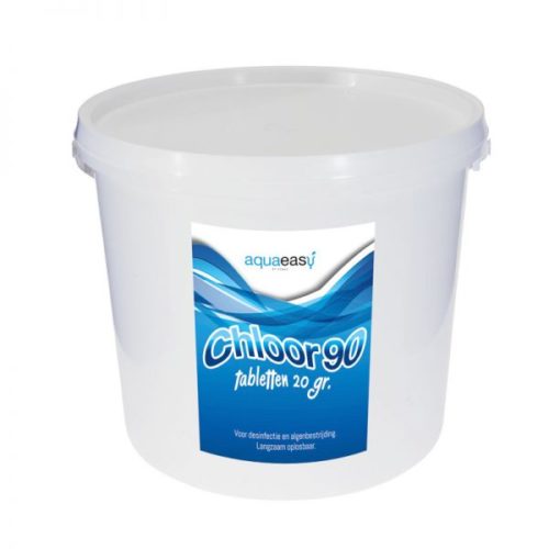 Featured image for “Aqua easy chloortabletten (90%) 20 gram / 5kg (organisch) / gestabiliseerd”