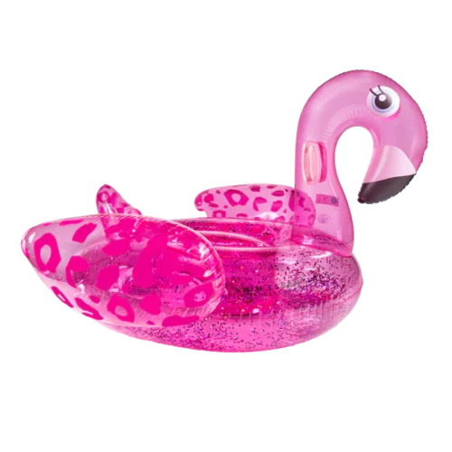 Featured image for “Swim Essentials Opblaas Flamingo Neon Panterprint XXL”