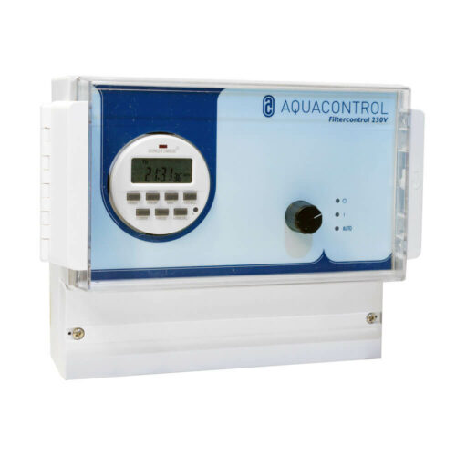 Featured image for “Aquacontrol Filtercontrol (voor 230V zwembadpomp) digitaal tijdgeschakeld”